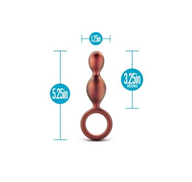 ANAL ADVENTURES MATRIX DUO LOOP PLUG COPPER